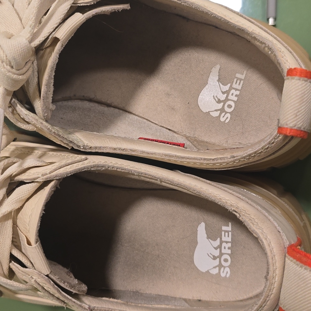 SOREL Cream Caribou X Sneakers Chunky Platform 8.5 - Picture 6 of 12